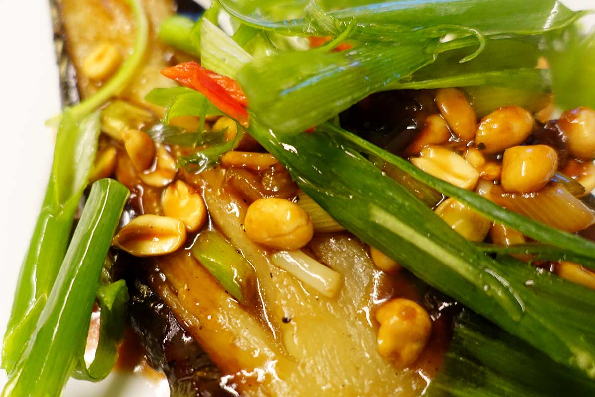 Jamie Oliver Sticky Aubergine • Cynthia